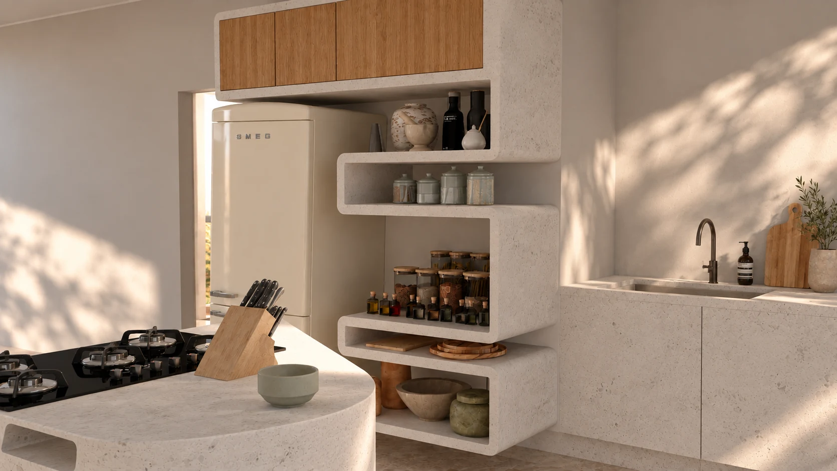 Storage and shelving — design visualisation