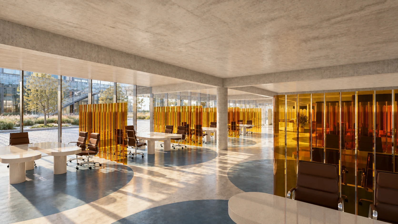 Amber screens — design visualisation