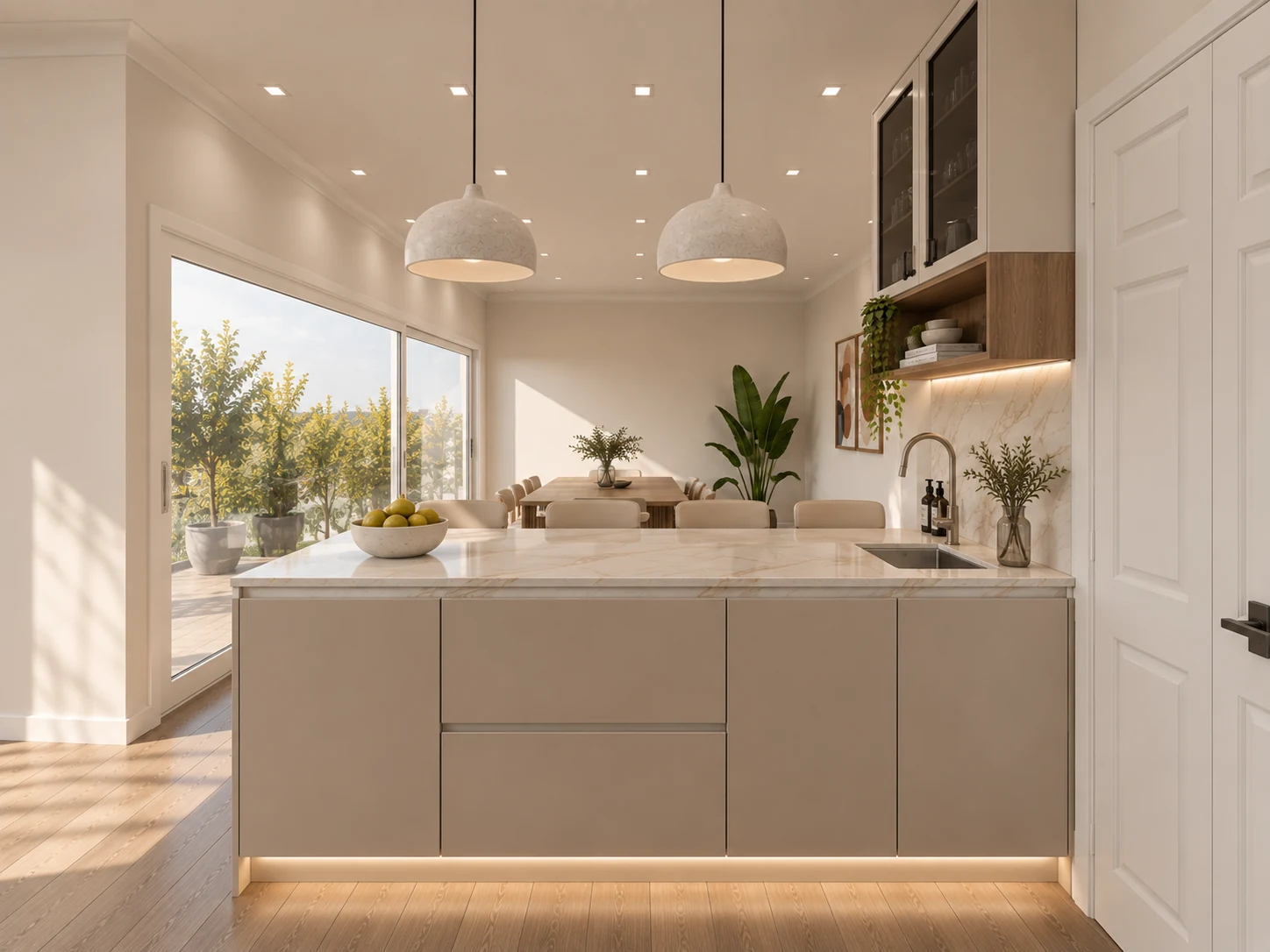 Kitchen — supporting view — design visualisation