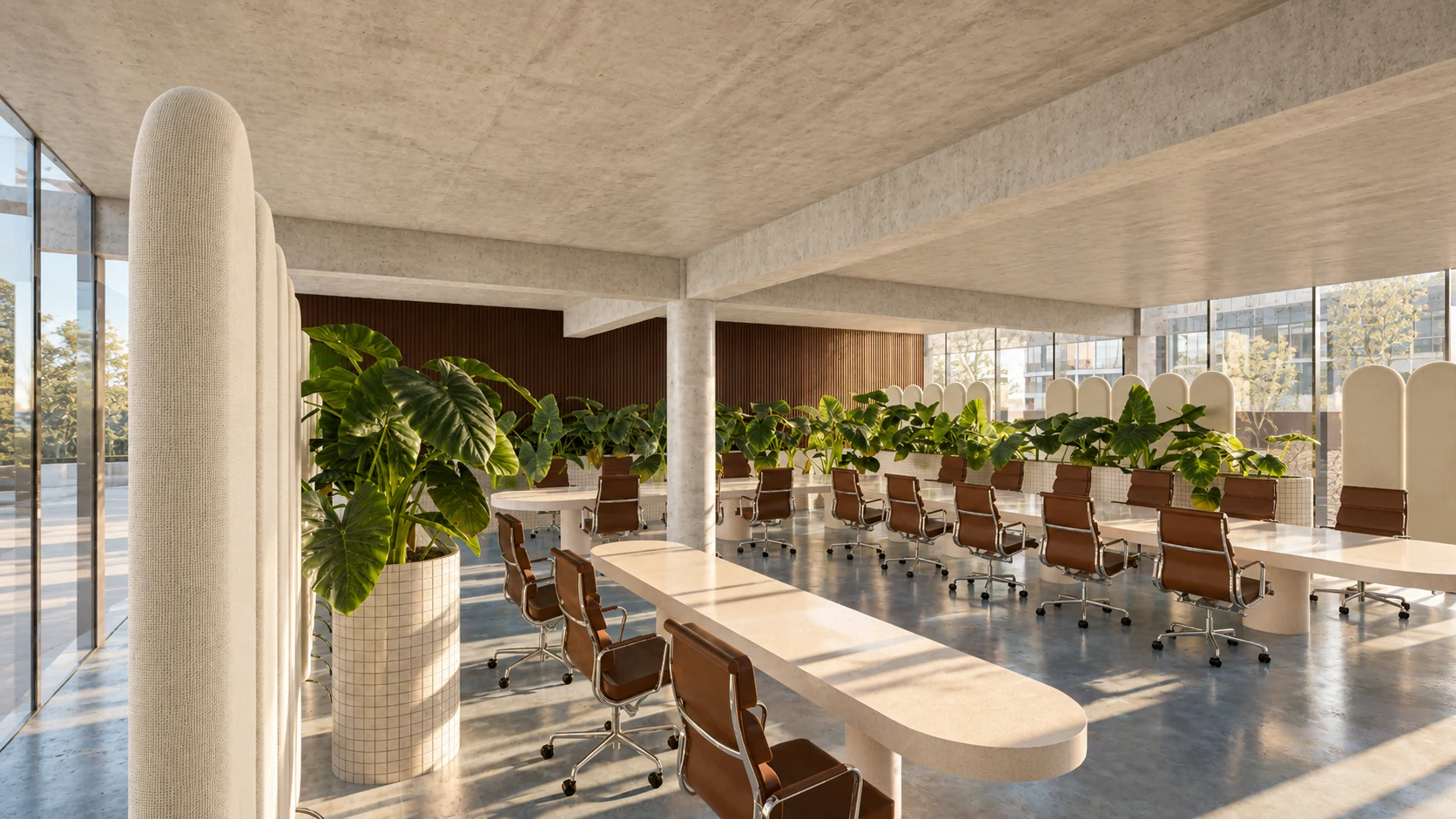 Shared table — design visualisation