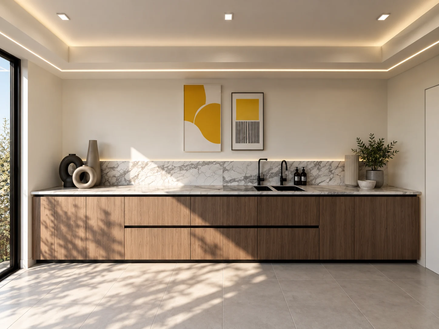 Kitchen counter — design visualisation