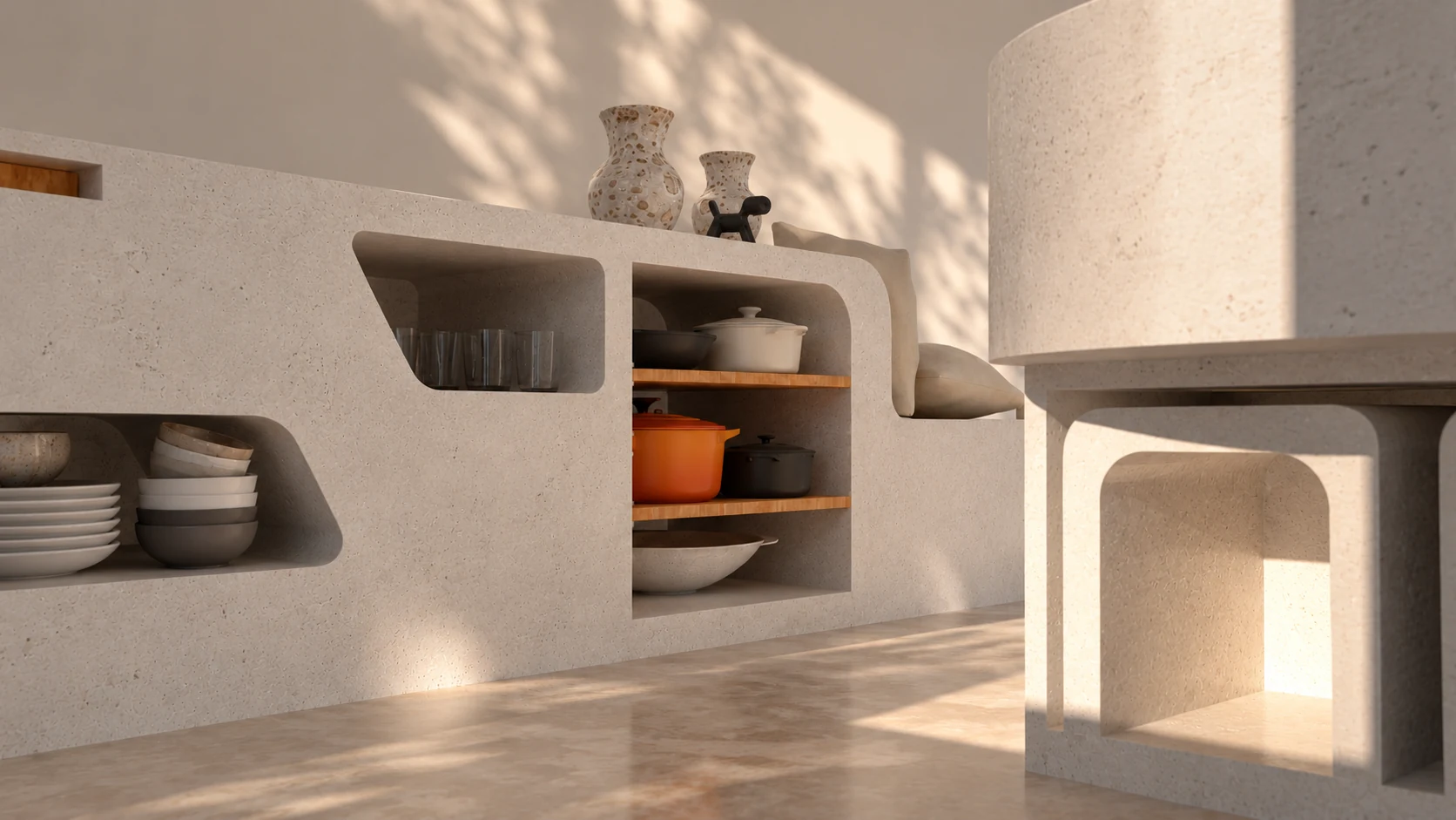 Counter — close view — design visualisation