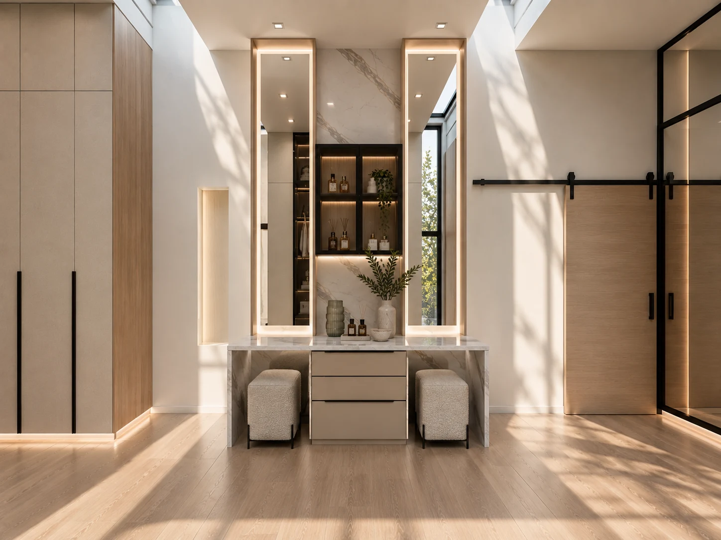 Dressing area — design visualisation