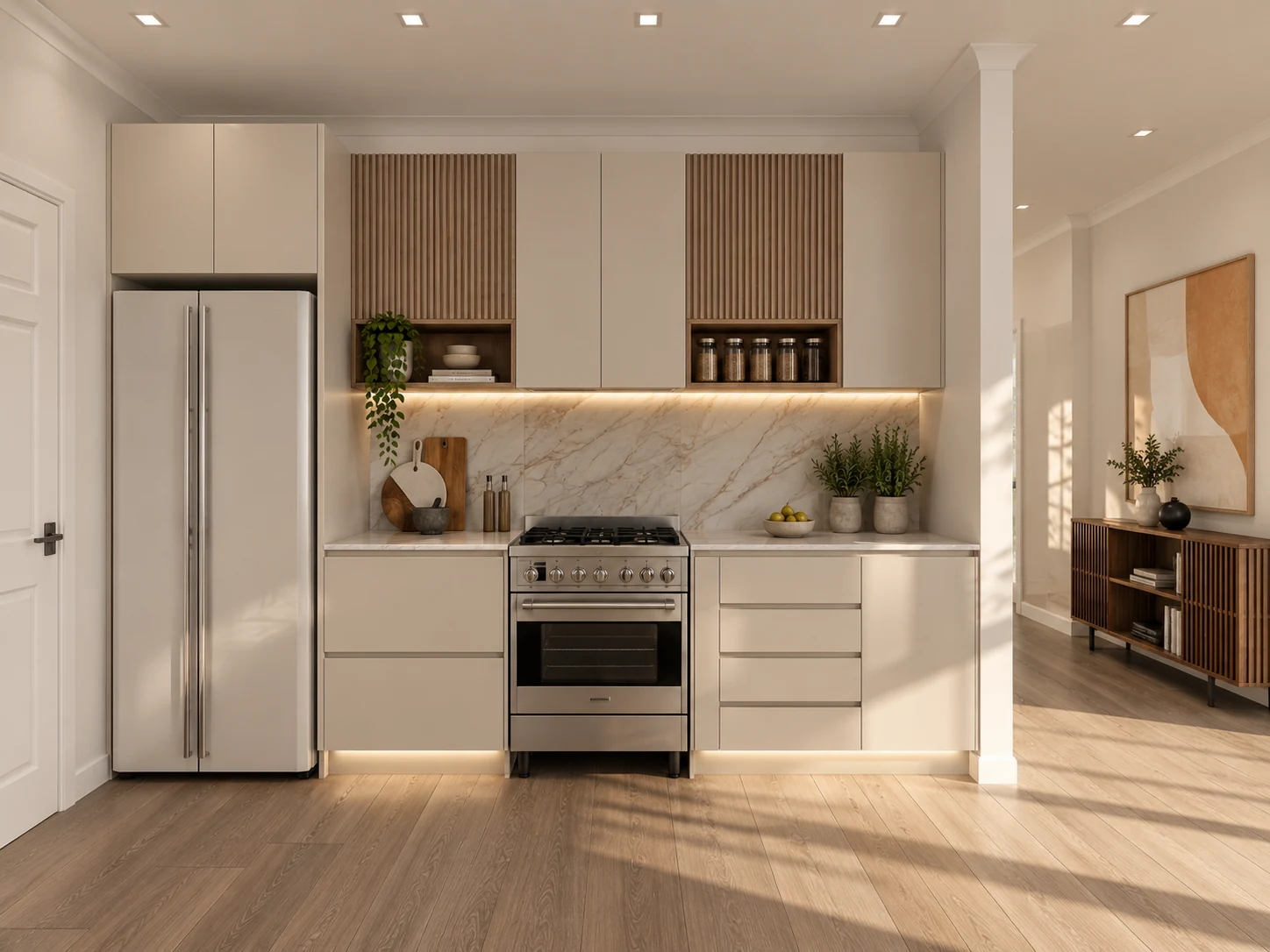 Kitchen — elevation — design visualisation
